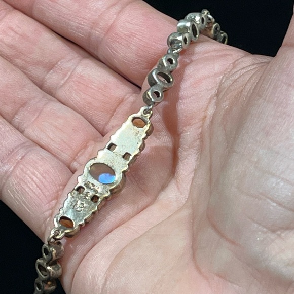 Sterling Silver NB Nicky Butler 925 Limited Edition Multi-Color Stone Bracelet - Picture 14 of 15